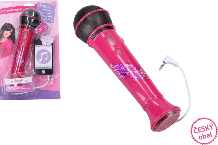 Microphone pour enfants avec effets sonores, 22 cm