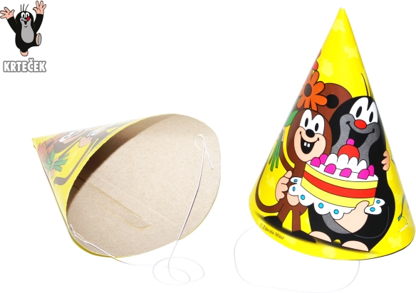 Casquette de fête avec motif Krtek et ses amis