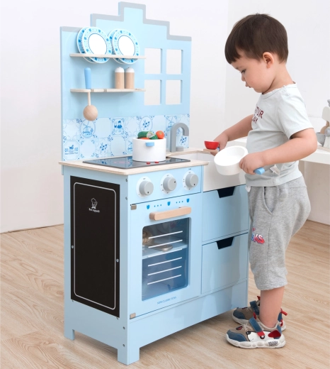 Un espace complet pour les petits cuisiniers