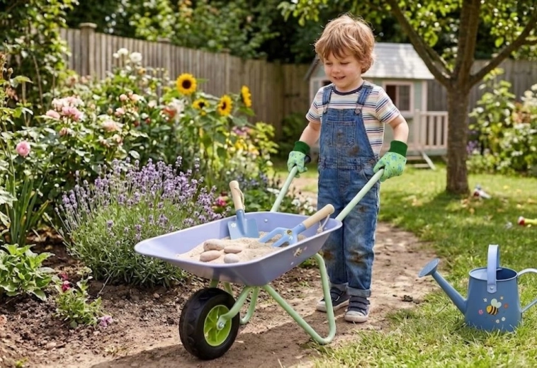 Amusement pour les petits jardiniers