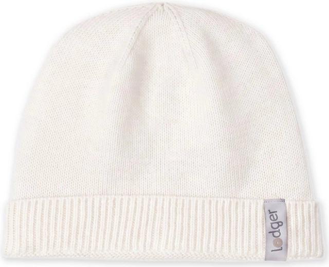 Bonnet en mérinos Lodger cream 0–6 mois
