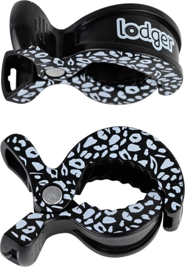 Clip de langes Lodger Swaddle Clip avec imprimé Black Dot - 2 pcs