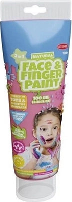 Boti Natural Peinture naturelle rose pour peinture au doigt et visage 100 ml