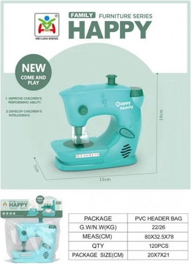 Machine à coudre pour enfants avec effets lumineux et sonores 14 cm