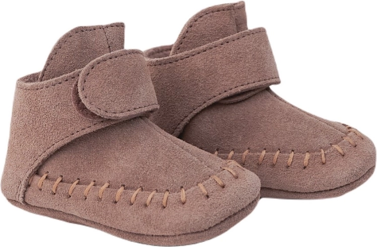 Chaussons en cuir Lodger Walker mocassin beaver (15–18 mois)