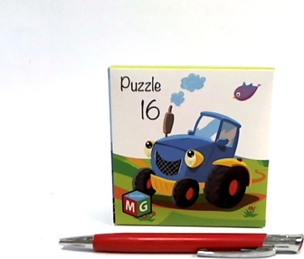 Puzzle avec tracteur (16 pièces)