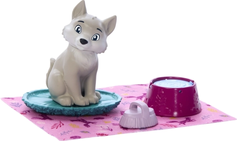 Adorable petit loup et soins