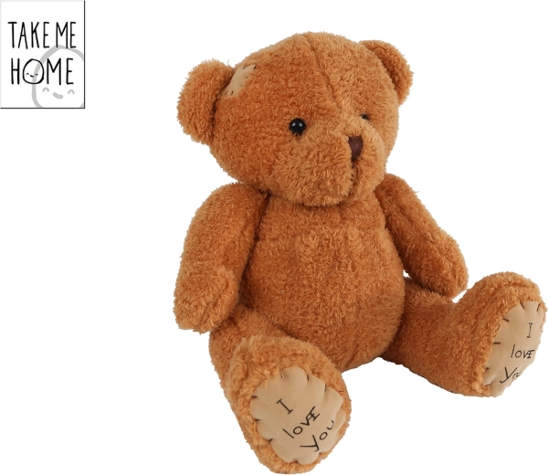 Ours en peluche assis Take Me Home 25 cm