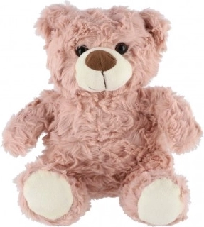 Ourson en peluche rose 22 cm