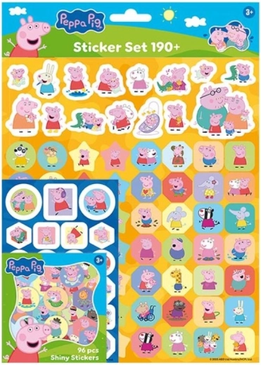 Set d’autocollants 190+ Peppa Pig