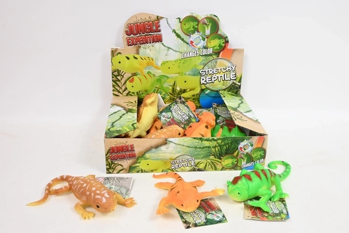 Lézard changeant de couleur 14 cm