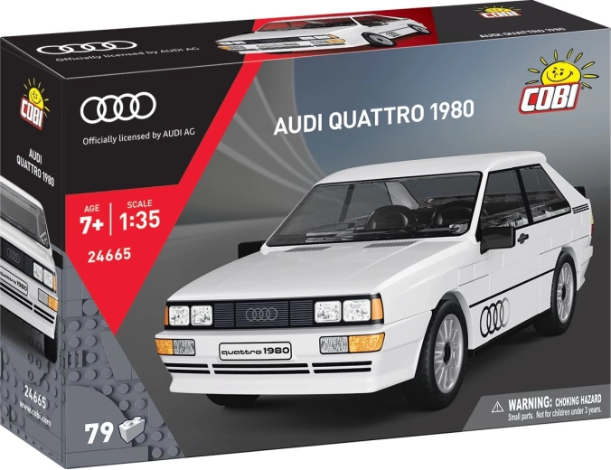 Cobi Audi Quattro 1980 1:35 (79 pièces)