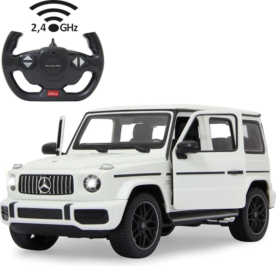 Voiture RC Jamara Mercedes-AMG G 63 1:14 blanche - 1 pièce