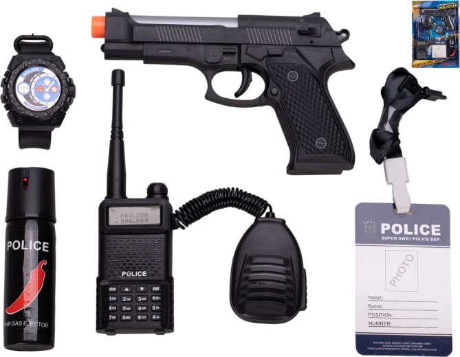Véhicules de police – set de 5 pièces à friction