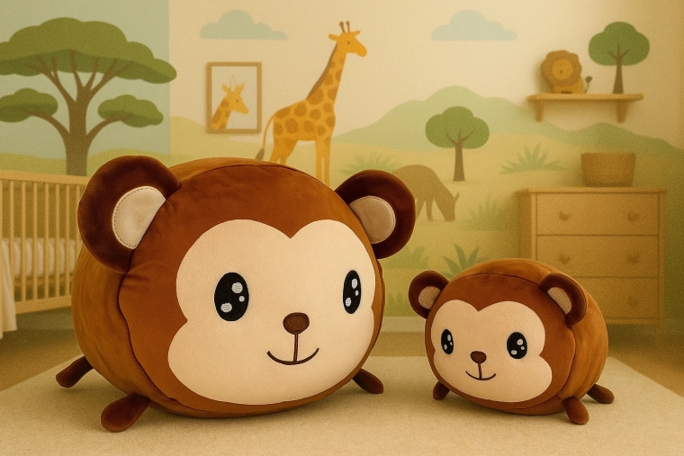 Peluche toute douce et sûre dès la naissance