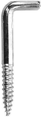 Cavalier à vis avec fente plate, zingué, 80 mm (100 pcs)