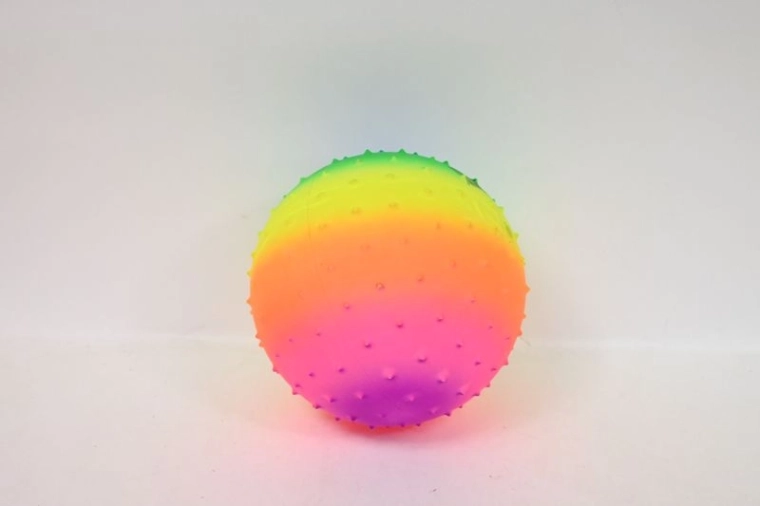 Balle arc-en-ciel à picots 23 cm (9")