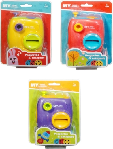Projecteur et catapulte 2-en-1 – appareil photo pour enfants