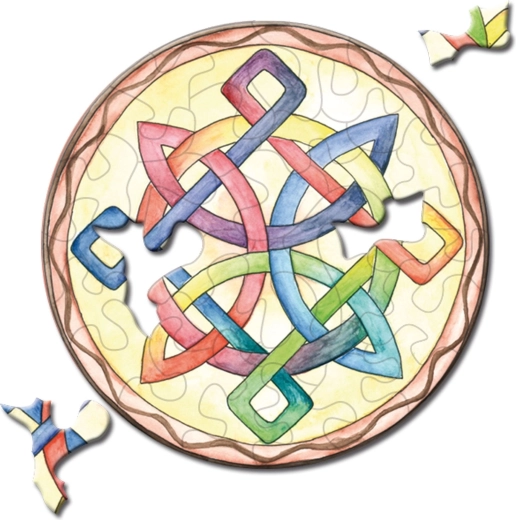 Curiosi puzzle rond Picoli Nœud 33 pièces