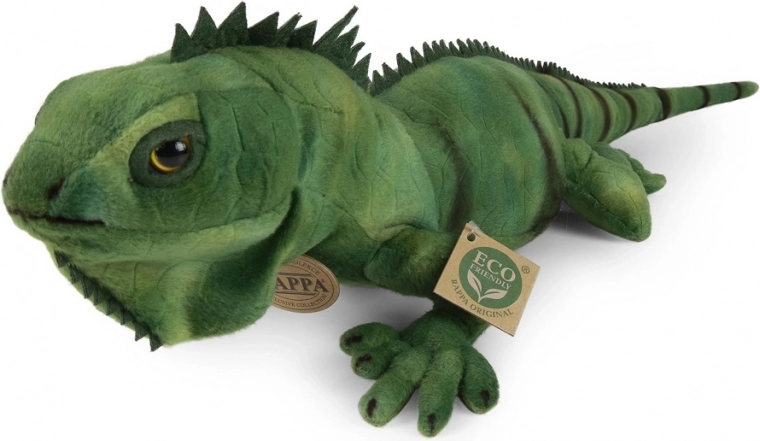 Iguane en peluche vert 70 cm Eco
