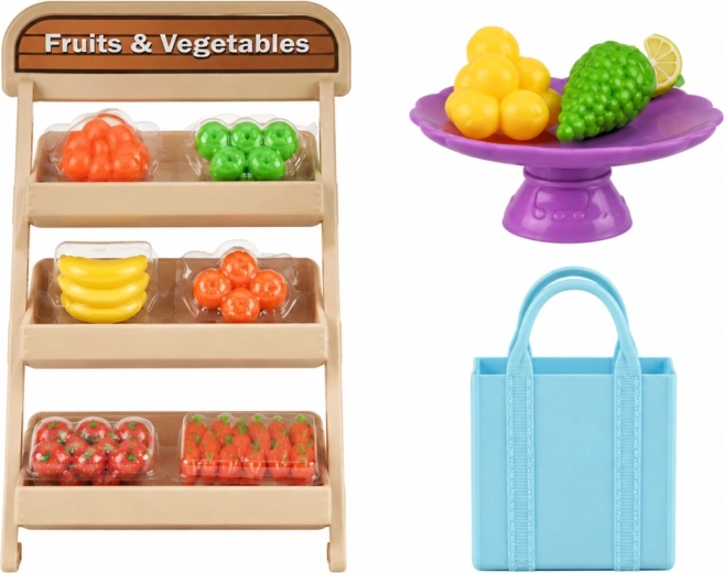 Nombreux accessoires et présentation claire des produits