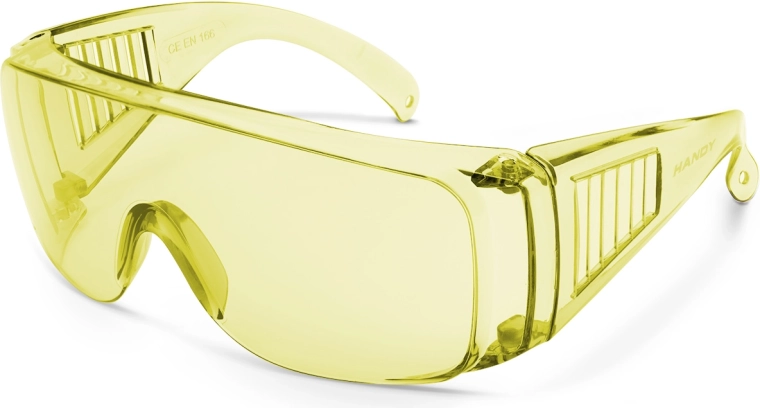 Lunettes de protection jaunes avec filtre UV