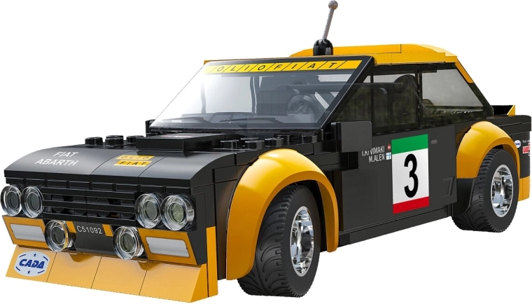 Modèle de rallye Fiat Abarth sous licence