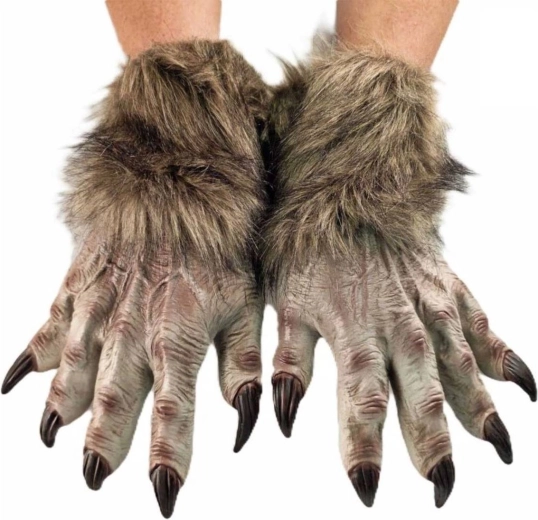 Gants de carnaval de diable avec griffes