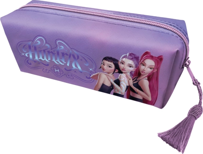 Trousse K-pop Demon Hunters avec pompon HUNTR/X