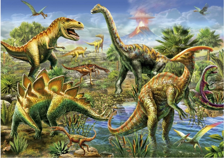 Puzzle Terrain Jurassique 500 pièces EDUCA