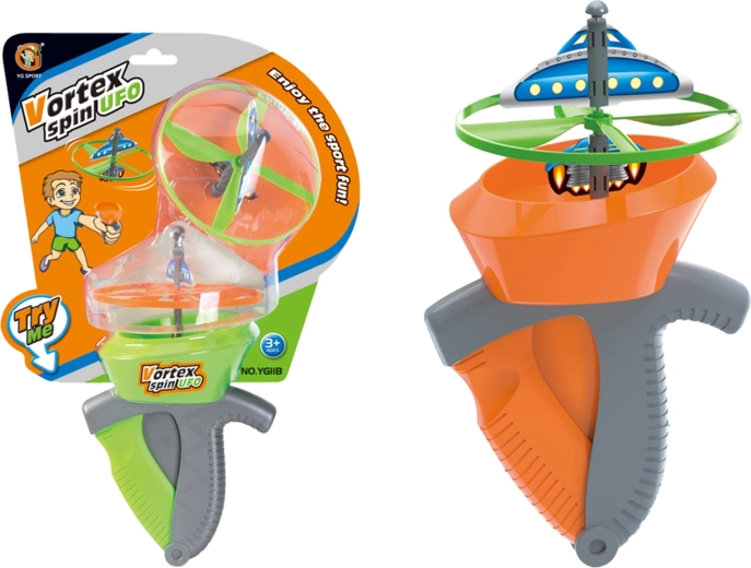 Vortex Spin UFO disque volant avec lanceur