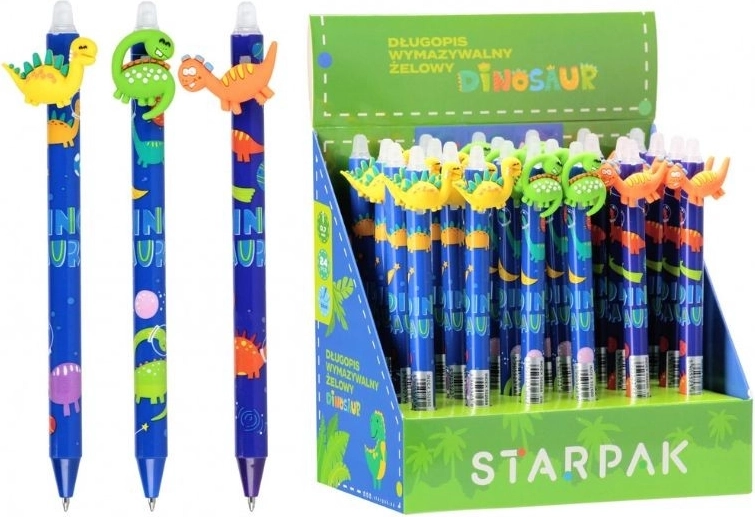 Stylo gel effaçable Dinosaure - 1 pièce