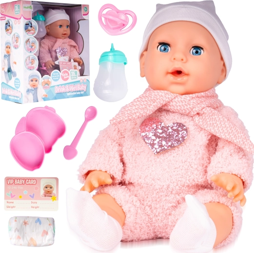 Poupée 35 cm boit et fait pipi Tosia avec accessoires