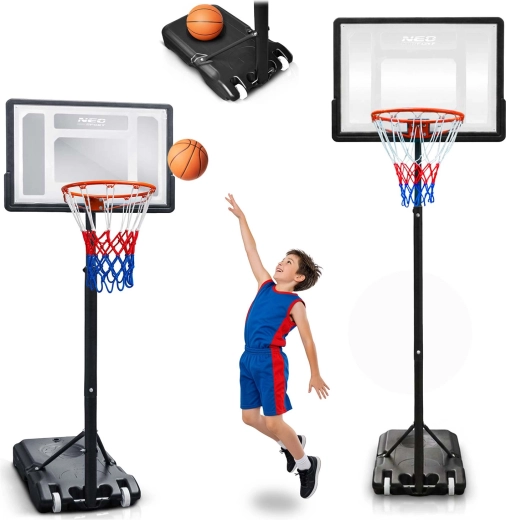 Panier de basket réglable Neo-Sport pour enfants et adultes