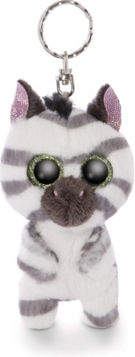 Porte-clés en peluche Zèbre Mankalita NICI Glubschis Safari Edition