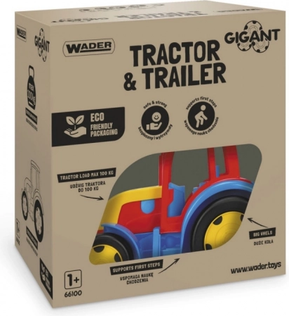 Tracteur avec remorque Gigant 120 cm