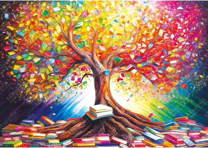 Puzzle arbre-livre 1000 pièces