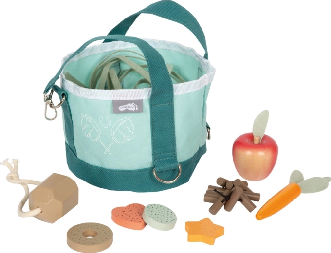Small foot ensemble d’aliments pour chevaux avec sac