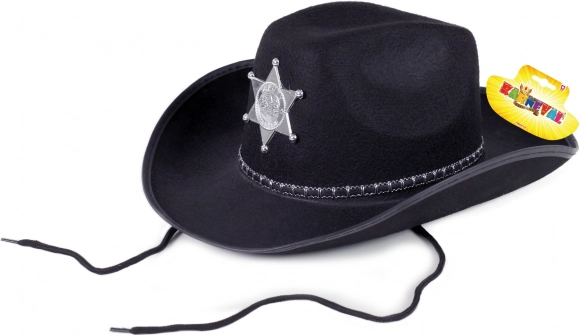 Chapeau de carnaval noir pour adultes