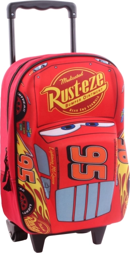 Sac à dos enfant 3D à roulettes Disney Pixar Cars Piston Cup 38 cm