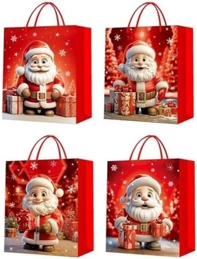 Sac cadeau XL à motif festif