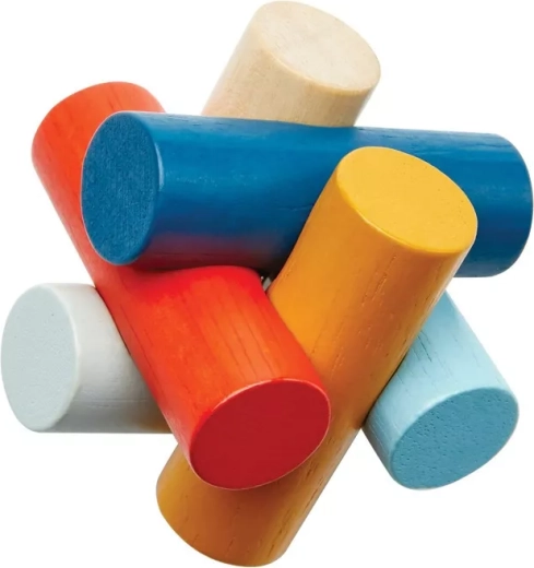 Puzzle logique PlanToys – cylindres