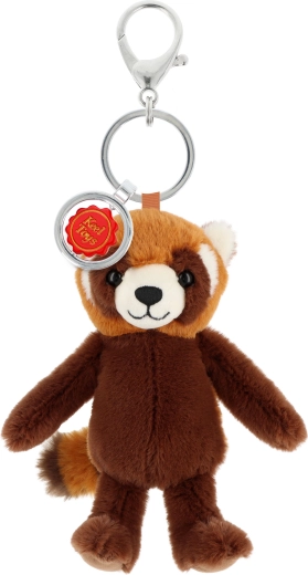 Pendentif en peluche Keeleco panda rouge Monde magique 14 cm