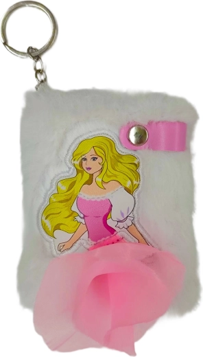 Mini carnet en peluche A7 Princesse