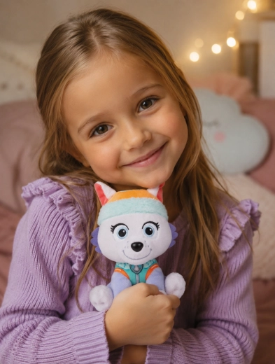 Douce compagne en peluche