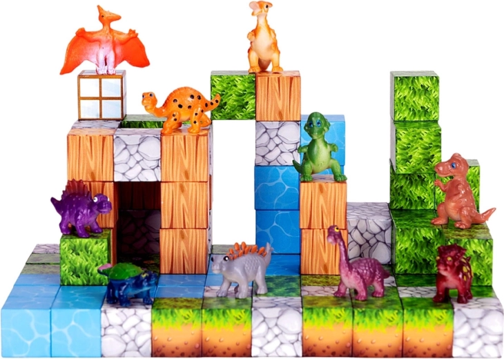 Univers 3D créatif de la nature et des dinosaures