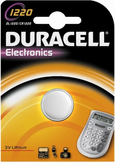 Duracell lithium CR1220 pile bouton 3 V 36 mAh