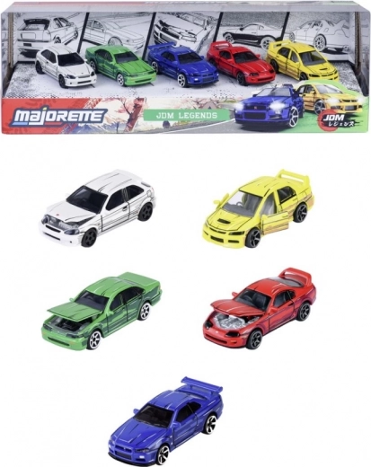 Majorette Japan Series coffret de 5 voitures en métal 1:64