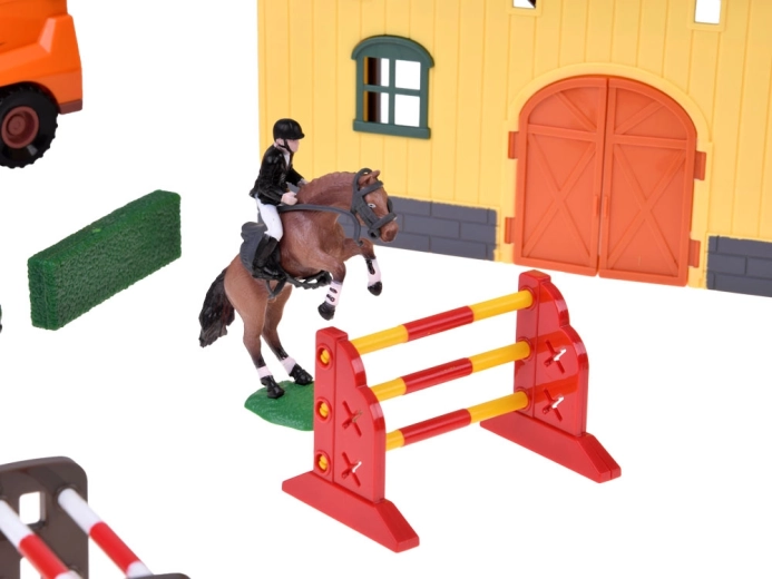 Parcours, cavaliers et accessoires pour les concours