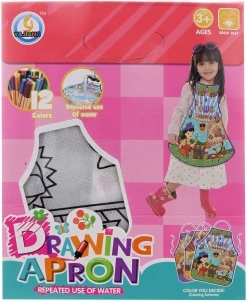 Tablier de coloriage avec feutres lavables